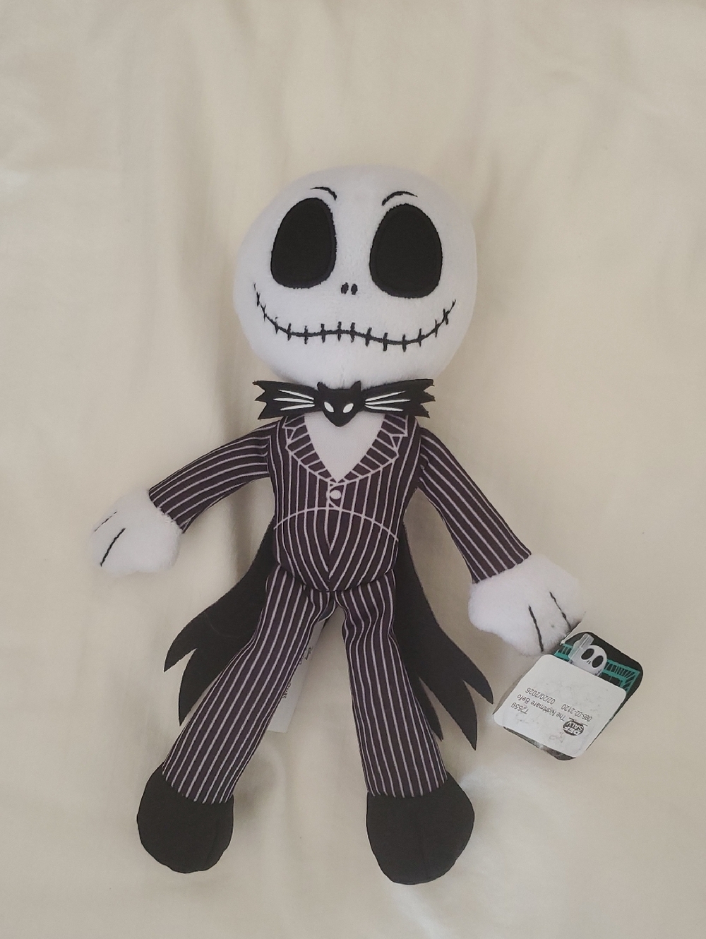 Nighttime Skeleton Plush Toy - Black & White Kids Plush